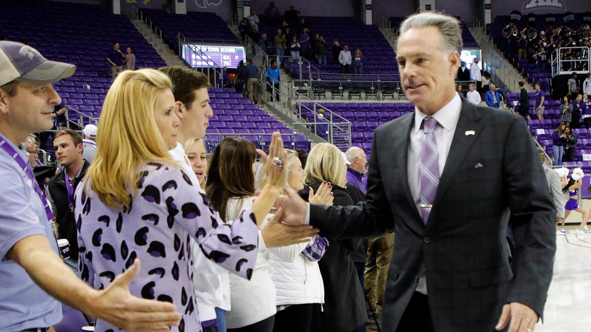 TCU coach Jamie Dixon, in his sixth season with the Horned Frogs, notched his 100th victory with the program Wednesday night.