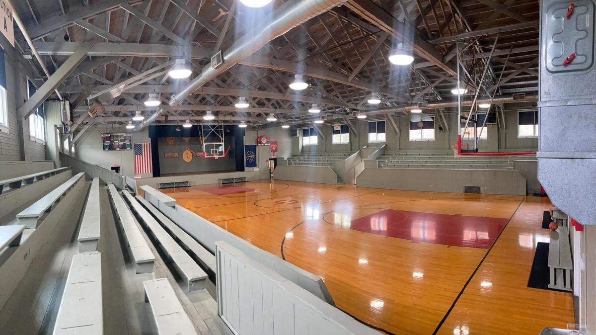 Made famous as the home floor for the fictional Hickory Huskers High School basketball team in the movie “Hoosiers,” the “Hoosier Gym” is in Knightstown, Ind., and high school games are often played in the facility. As the NBA considers a settings for its “Field of Dreams” game, this court, while an ideal spot, will likely never be used.