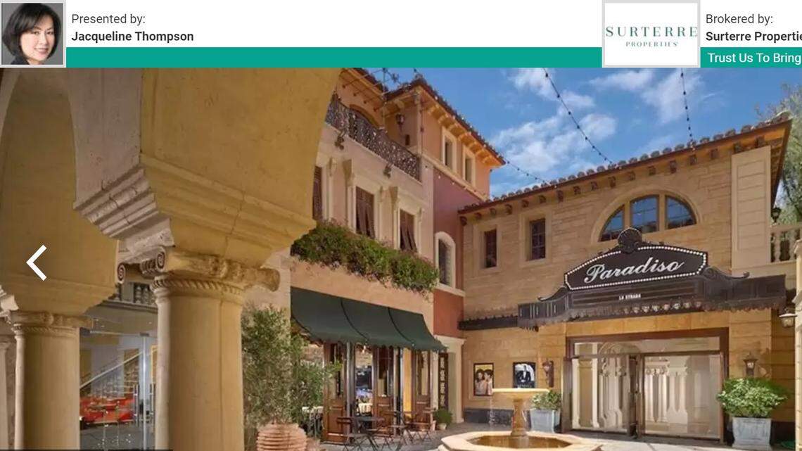 Outdoor entertainment piazza