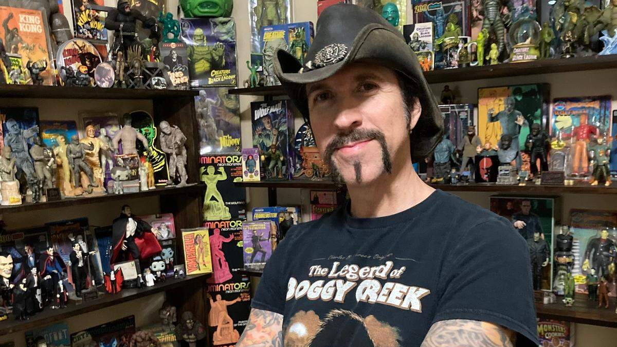 Fort Worth native Lyle Blackburn talks about the Lake Worth Monster and other cryptids for a segment of a Texas Parks and Wildlife nature series. Videographer Garrett Graham interviewed Blackburn at his home and at Greer Island, the site of the 1969 Lake Worth Monster sightings.