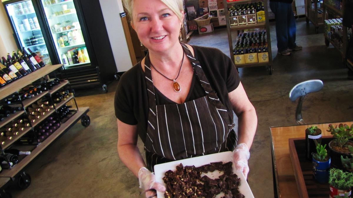 Sue Williams is a medical doctor who is also the owner of Dr. Sue’s Chocolates in Grapevine. Her chocolates contain natural, health ingredients.
