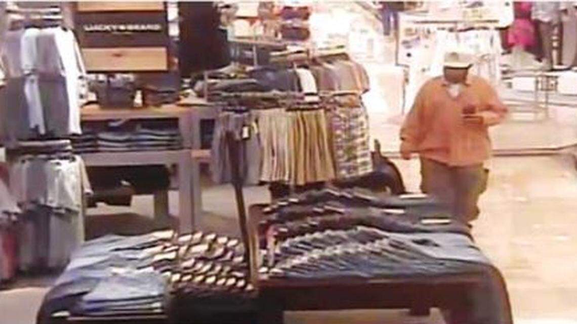 Police want the public to help identify this suspect in the picture in connection with the Hulen Mall arson incident that occurred May 11.