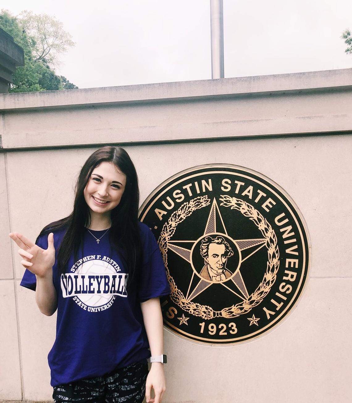 Aledo 2019 hitter Hannah Jones is a SFA commit.