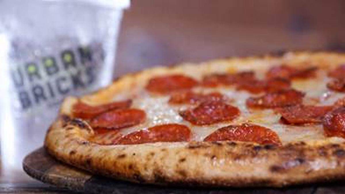 You can get a pepperoni pizza from Urban Bricks Pizza, but there are a lot of build-your-own options, including some unusual toppings.