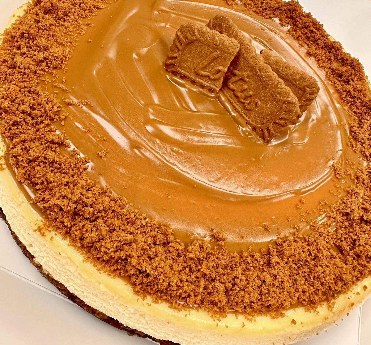 Cheesecake with Biscoff crust at Galilee Falafel & Shawarma Nov. 27, 2022.