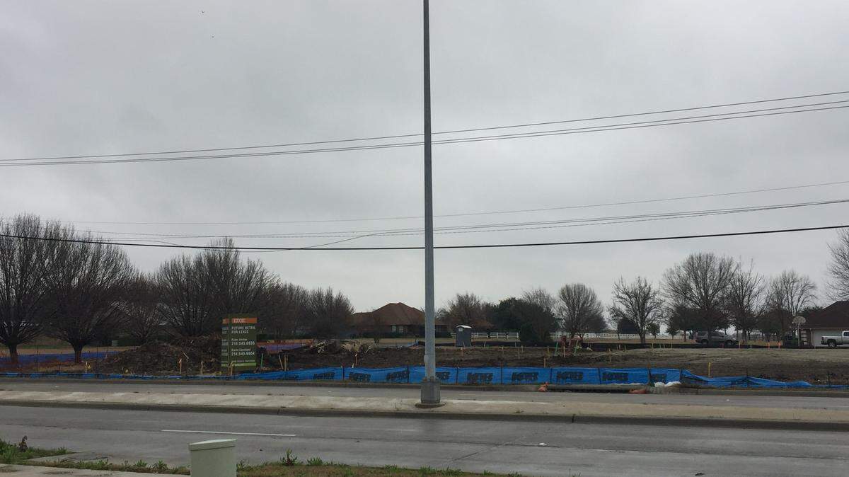This is the site of the retail strip on Bailey Boswell Road in Saginaw. Edge Realty Partners estimates the construction will be finished in August of 2020.