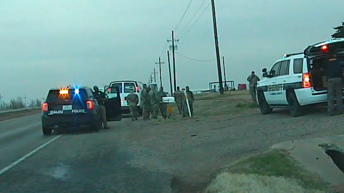 A gunman ambushed a National Guard convoy carrying COVID-19 vaccine to the small town of Matador, Texas, and held the soldiers at gunpoint.