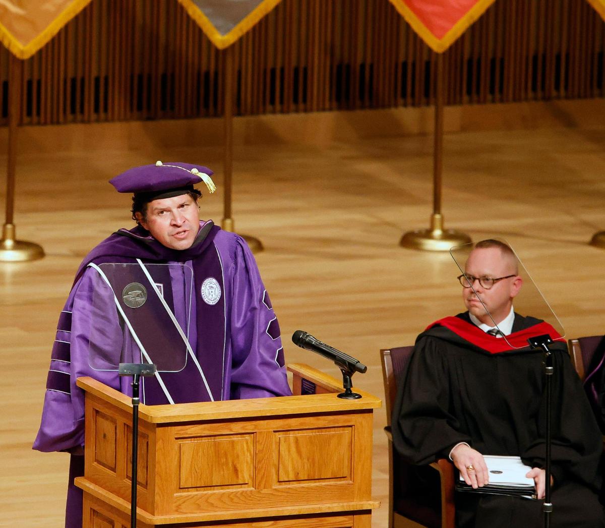 Daniel W. Pullin is the first president to serve under chancellor Victor J. Boschini.