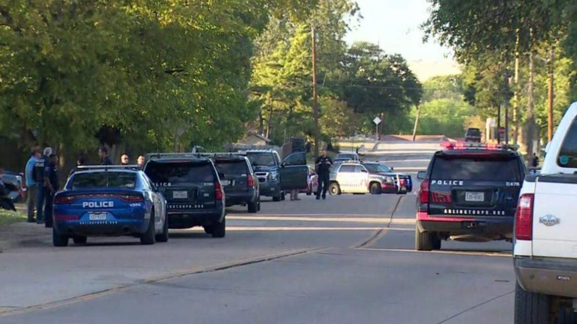 An Arlington police officer fired a shot Sunday afternoon during a traffic stop on Carter Drive, but no one was injured, Arlington police said.