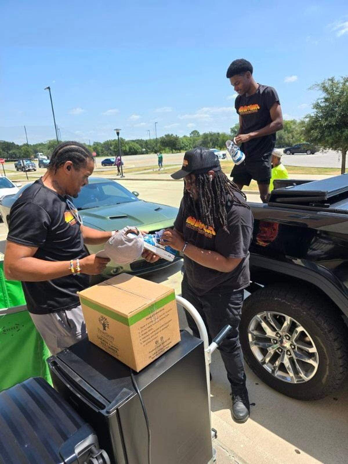 4DaBrothers held a back to college event in August, providing college students with cleaning supplies, clothing, food and more.