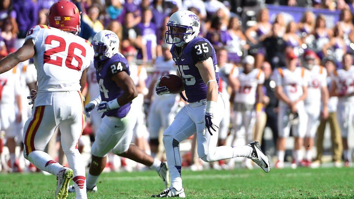 In his final home game on Dec. 6, 2014, four-year TCU walk-on Phil Taylor caught his single career in-game reception against Iowa State on Senior Day. The Horned Frogs went on to win 55-3, and secured the co-Big 12 title.