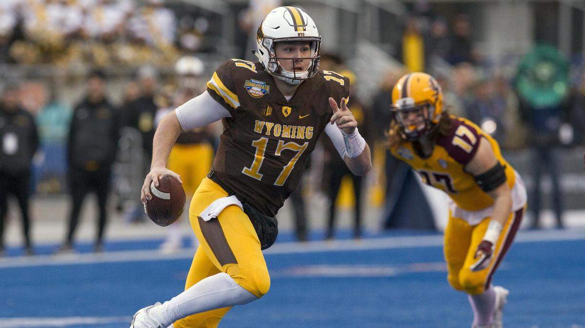 Wyoming quarterback Josh Allen fits the skill set that goes with being the possible No. 1 pick in the NFL Draft.