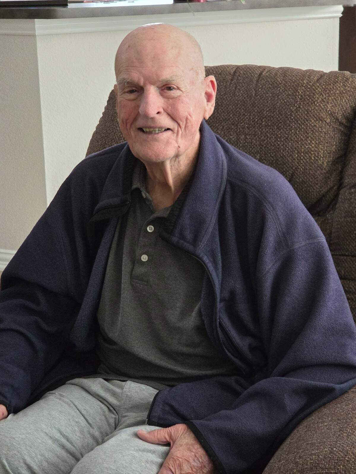 Max McMillon at his home in North Richland Hills.