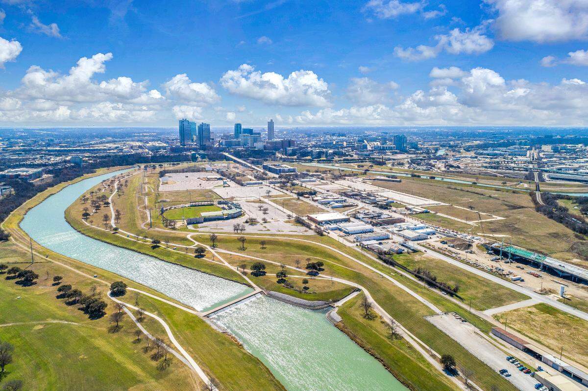 Nearly 30 acres of land on Panther Island are for sale, an indications interest is building the area north of downtown Fort Worth.
