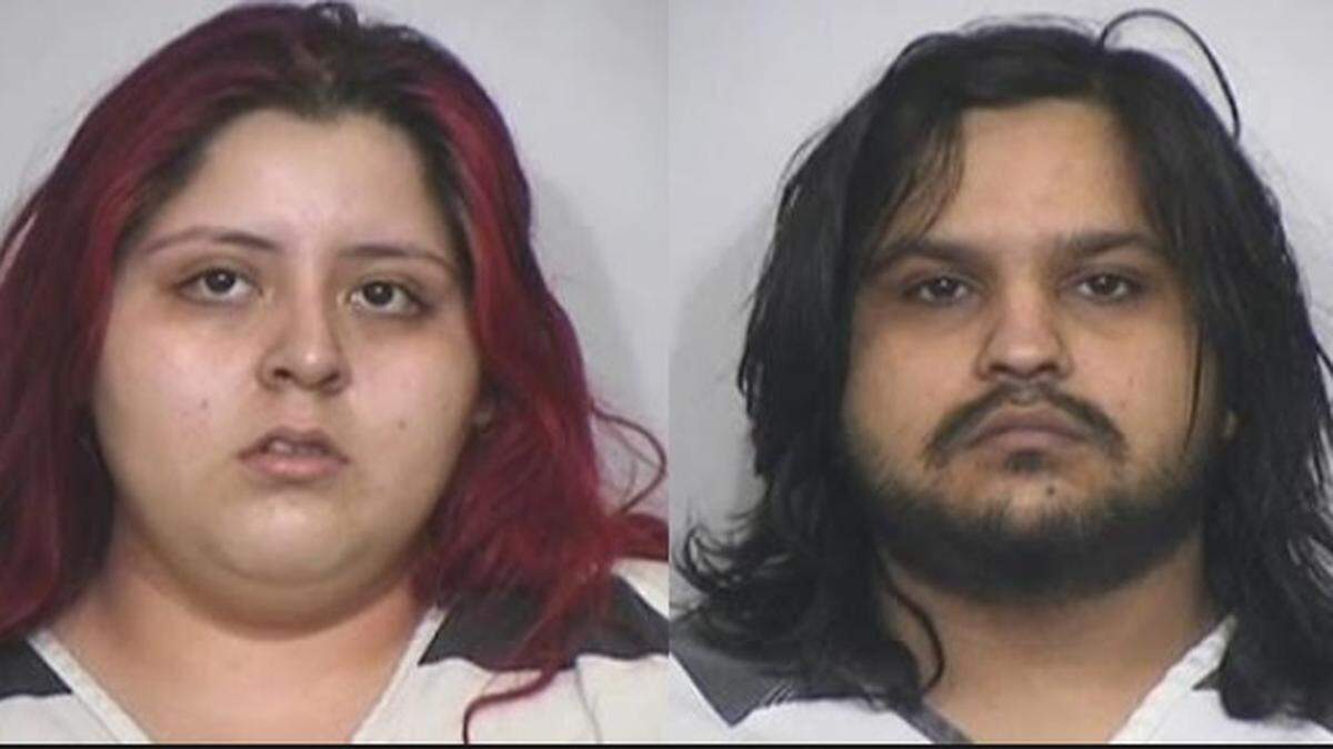 America Anderson, 20, (l) and Devanshu Gupta, 26, were arrested Sunday in Irving. They are accused of human trafficking young teen-aged girls.