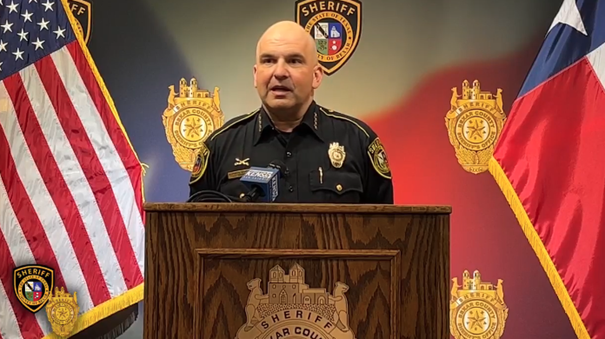 Bexar County Sheriff Javier Salazar announced the arrest on Thursday, April 28, of a San Antonio vice principal who is accused of punching a 5-year-old.