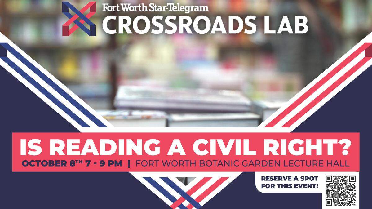 “Is Reading a Civil Right” will feature a keynote address from a nationally known speaker and a panel discussion exploring the concept of reading as a civil right.