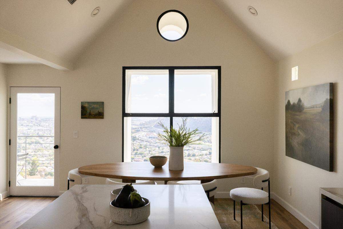 View from dining area