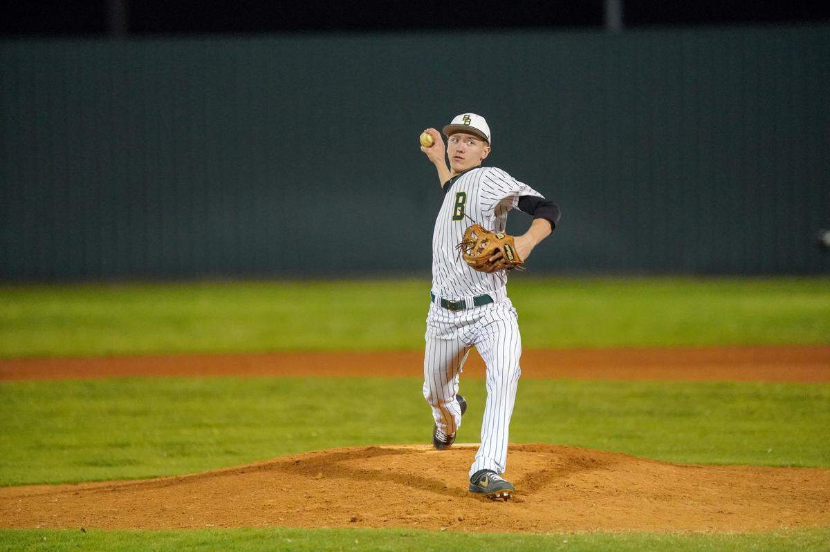 Benbrook pitcher Devin Bennett