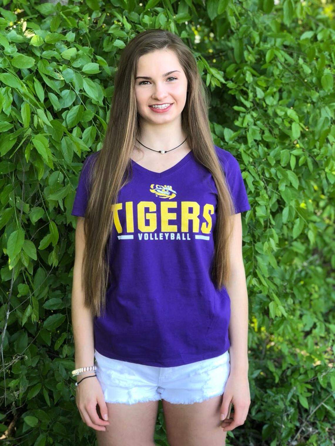 Byron Nelson 2020 hitter Paige Flickinger is an LSU indoor and beach commit.