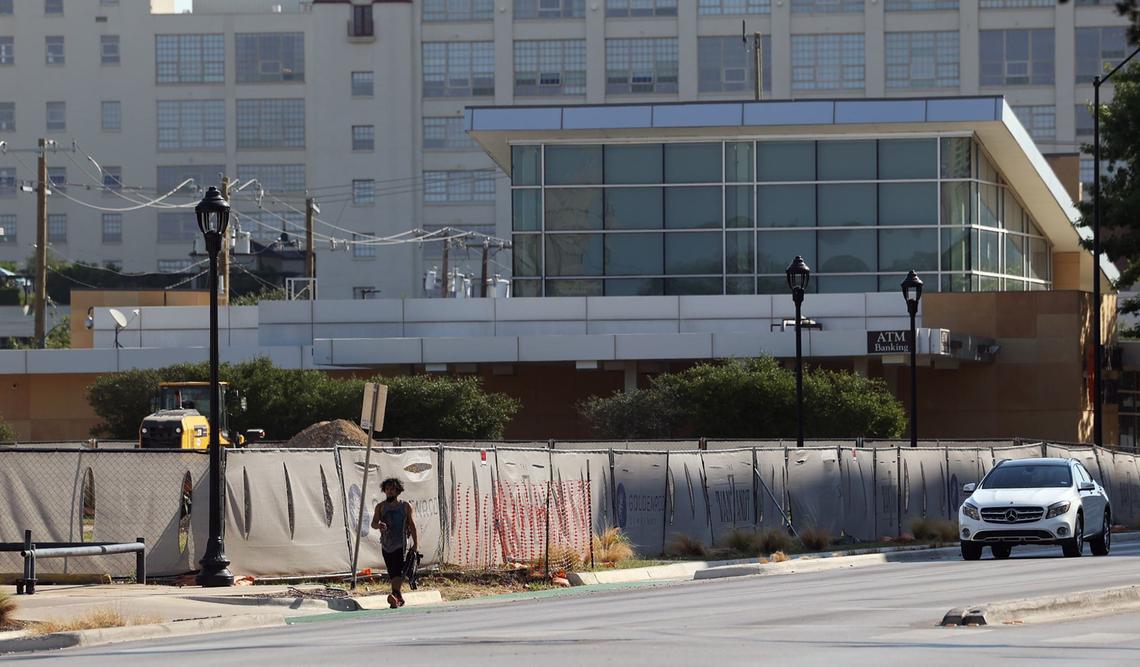 A fenced lot on the 2800 block of West 7th Street where Goldenrod Companies will begin construction soon on the Van Zandt, an eight-story development expected to have 226 apartments, offices, a parking garage and about 13,000 square feet of commercial space.