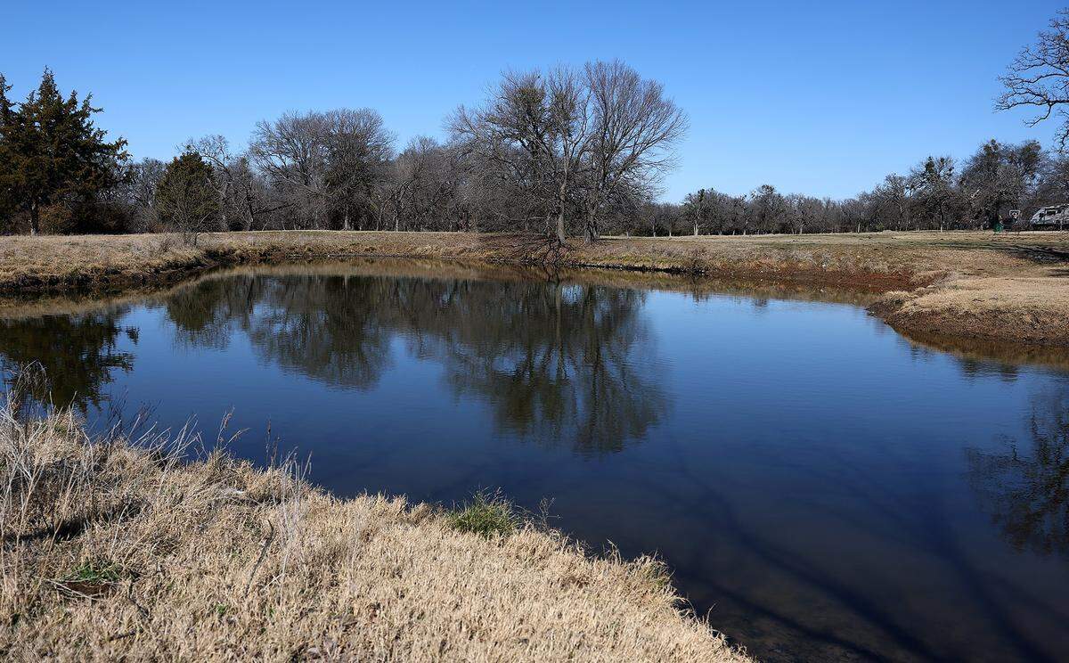 Michelle Quant is concerned effluent from a proposed wastewater treatment facility will flow into the pond her livestock drinks out of and her family and youngsters from her church fish in.