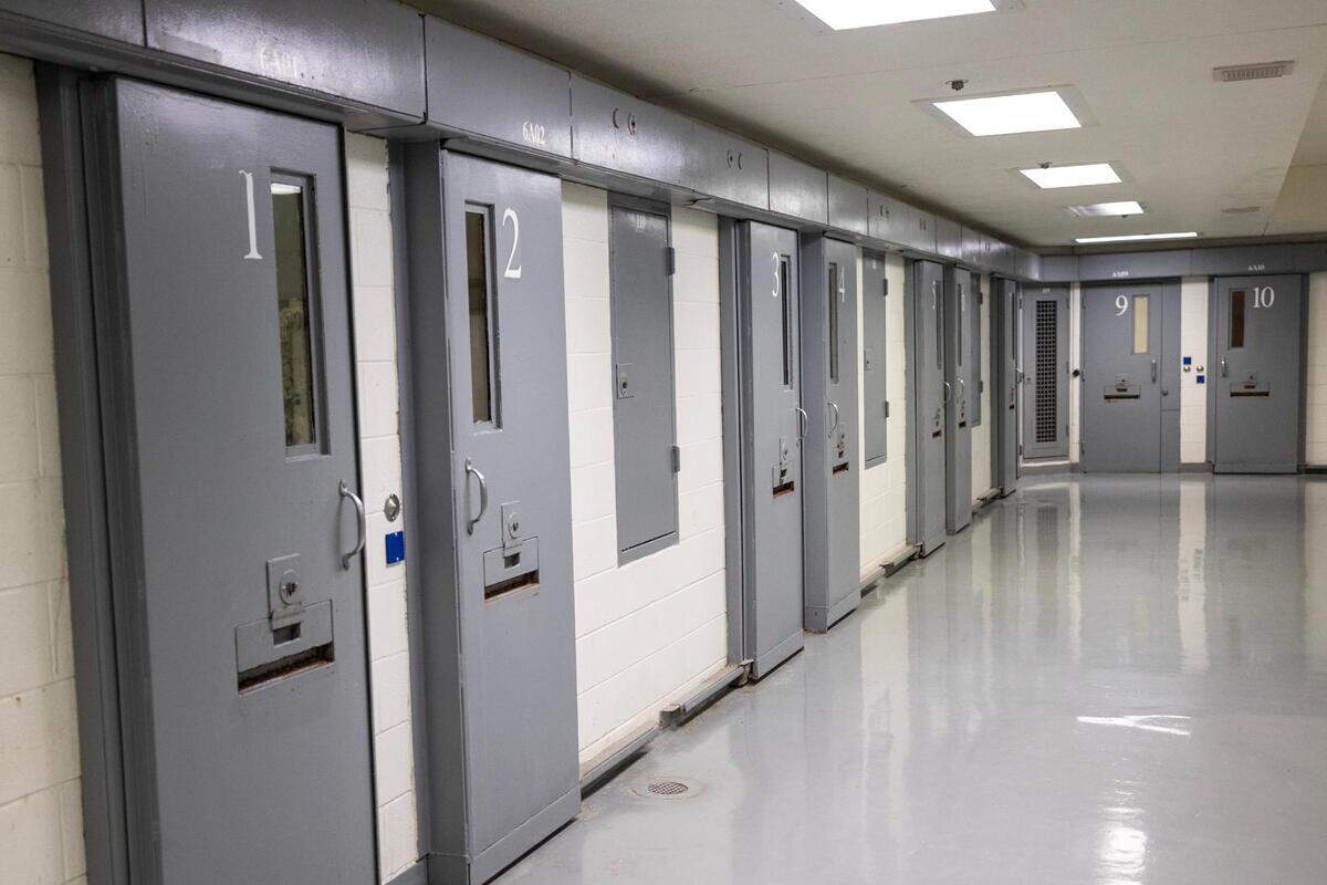 Inmate cells at the Tarrant County Corrections Center in Fort Worth on Thursday, Jan. 25, 2024.