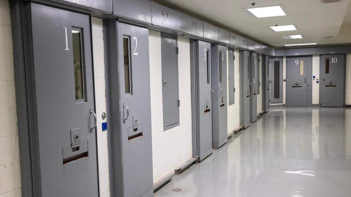 Inmate cells at the Tarrant County Corrections Center in Fort Worth on Thursday, Jan. 25, 2024.