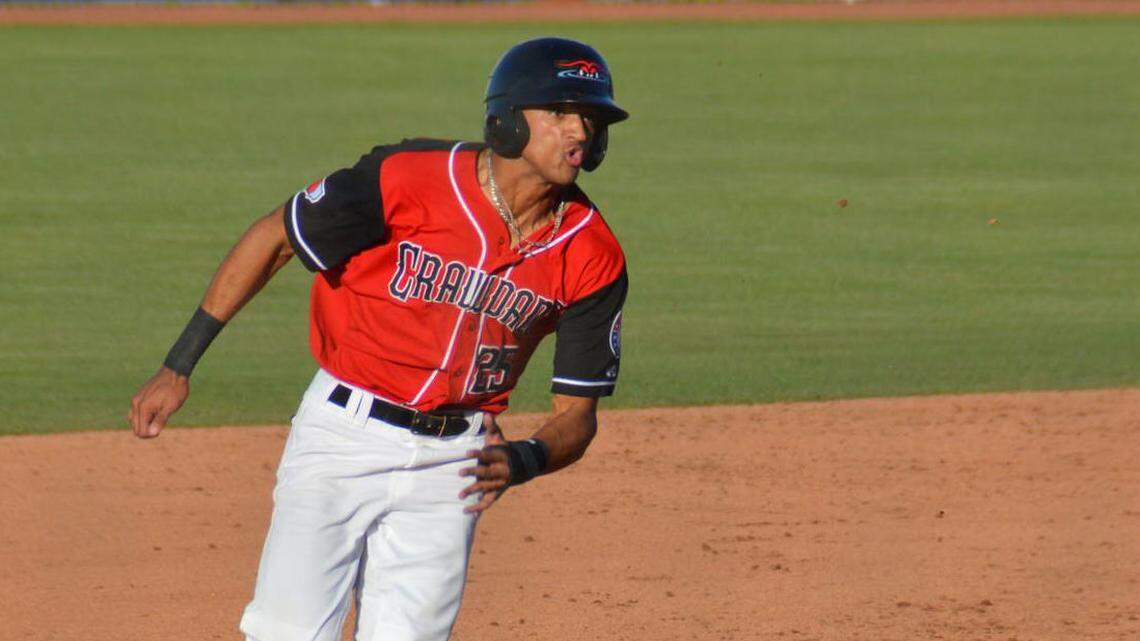 Bubba Thompson took off this season at Low A Hickory and has some with the Rangers dreaming big.