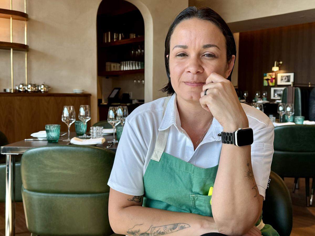 Chef Yimara “Yia” Medina, a Food Network personality and chef from Dallas hotels and restaurants, launched The Vandy restaurant inside the Caravan Court Hotel, Valencia Hotel Collection in Arlington, Texas, as seen June 1, 2026.