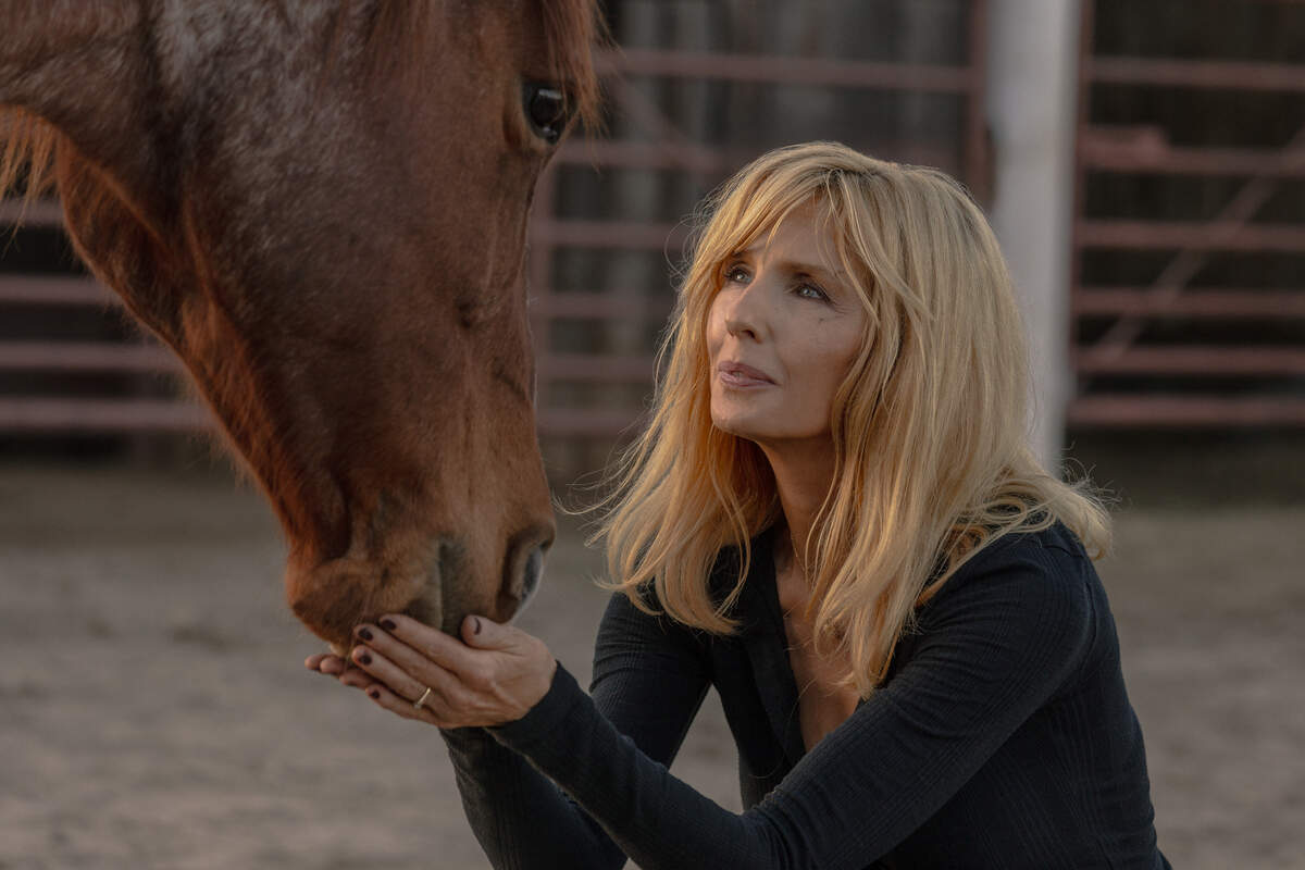 Kelly Reilly as Beth Dutton in “Dutton Ranch,” episode 9, season 1, streaming on Paramount+, 2026.