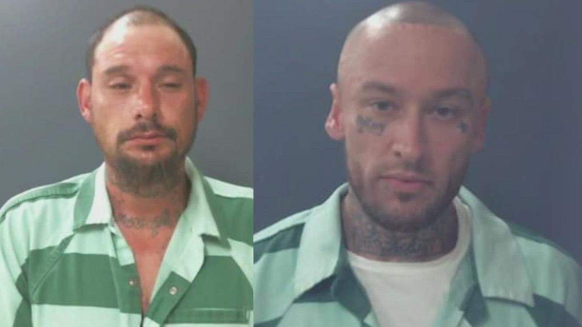 North Texas authorities are searching for two men, Raymond Ross and Ramon Perez, who escaped from the Fannin County Jail on Saturday night, Nov. 25, 2023.