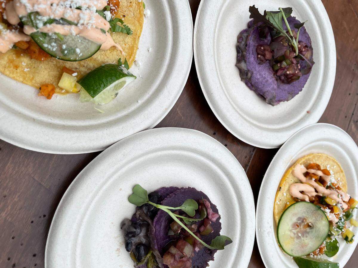 Some of the tacos from the 2025 Fort Worth Food and Wine Festival Tequila and Tacos event.