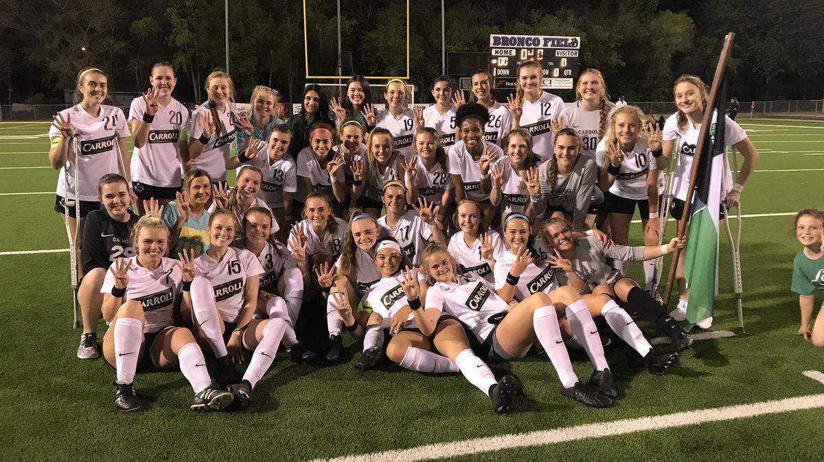 Southlake Carroll defeated Coppell in the 6A Region I quarterfinals at Denton HS, Friday April 5, 2019.
