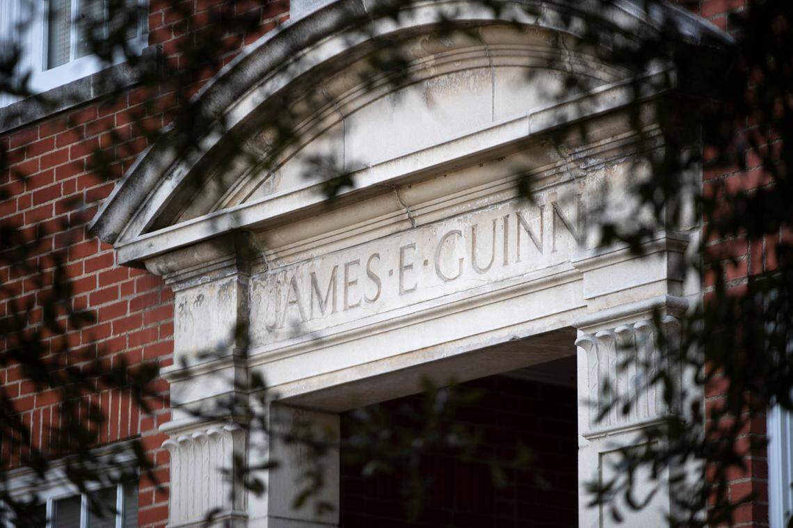 A location near the James E Guinn School on East Rosedale Street is being considered as a site for the Fort Worth African American Museum and Cultural Center, on Monday, Jan. 16, 2023.