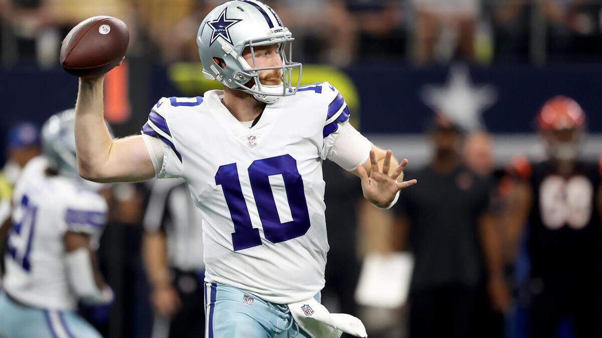 Cooper Rush has started two games for the Dallas Cowboys and has led them to wins in both.