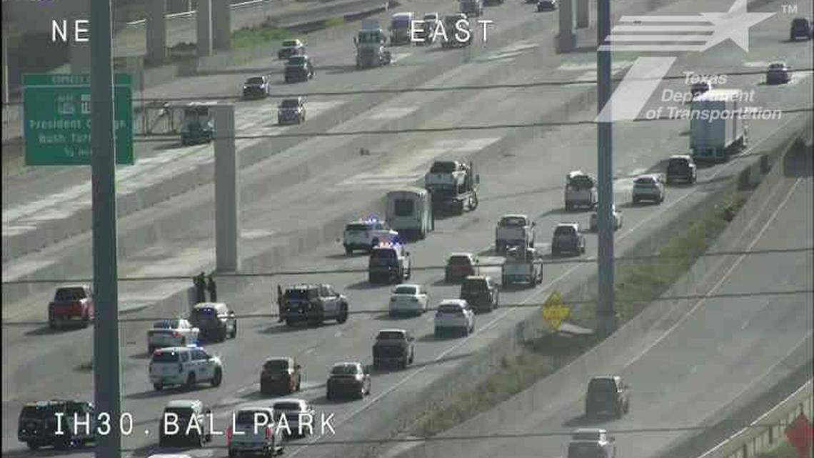 Multiple people were transported to local hospitals Tuesday morning, March 18, after a crash involving a van and a pickup truck on Interstate 30 in Arlington, police said. The van belongs to the Dallas County Sheriff’s Office and was transporting inmates.