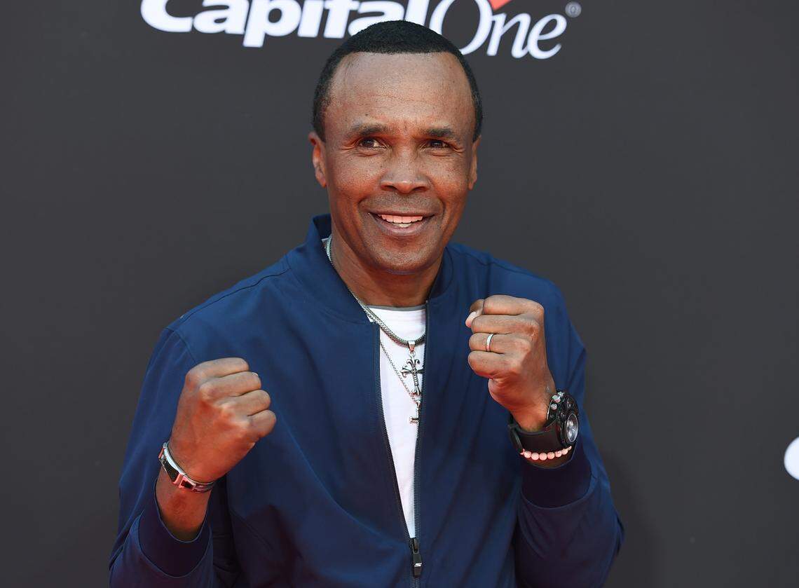 Sugar Ray Leonard arrives at the ESPY Awards on Wednesday, July 10, 2019, at the Microsoft Theater in Los Angeles. (Photo by Jordan Strauss/Invision/AP)