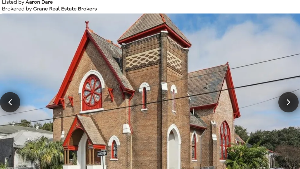 Exterior of the unique home