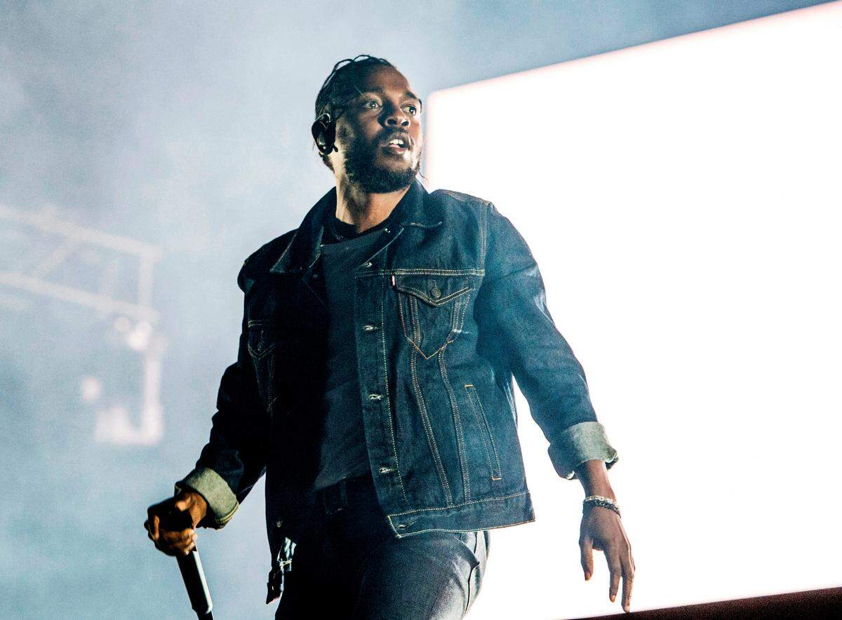 FILE - In this July 7, 2017, file photo, Kendrick Lamar performs during the Festival d’ete de Quebec in Quebec City, Canada. On Monday, April 16, 2018, Lamar won the Pulitzer Prize for music for his album “Damn.” (Photo by Amy Harris/Invision/AP, File)