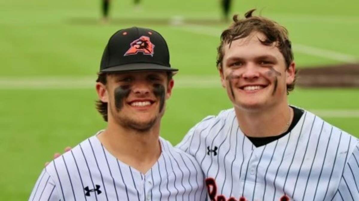 Aledo seniors Brooks and Blake Burdine, twin brothers, will share a final ride as Bearcat baseball competes for a state championship.
