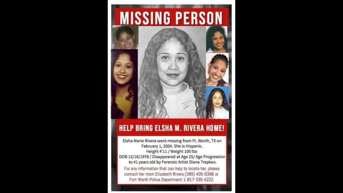Elizabeth Rivera has spent more than 20 years trying to find out the fate of her daughter, Elsha Rivera. The 24-year-old vanished from Fort Worth without a trace on Feb. 1, 2004. Her mother is begging anyone with information to come forward.