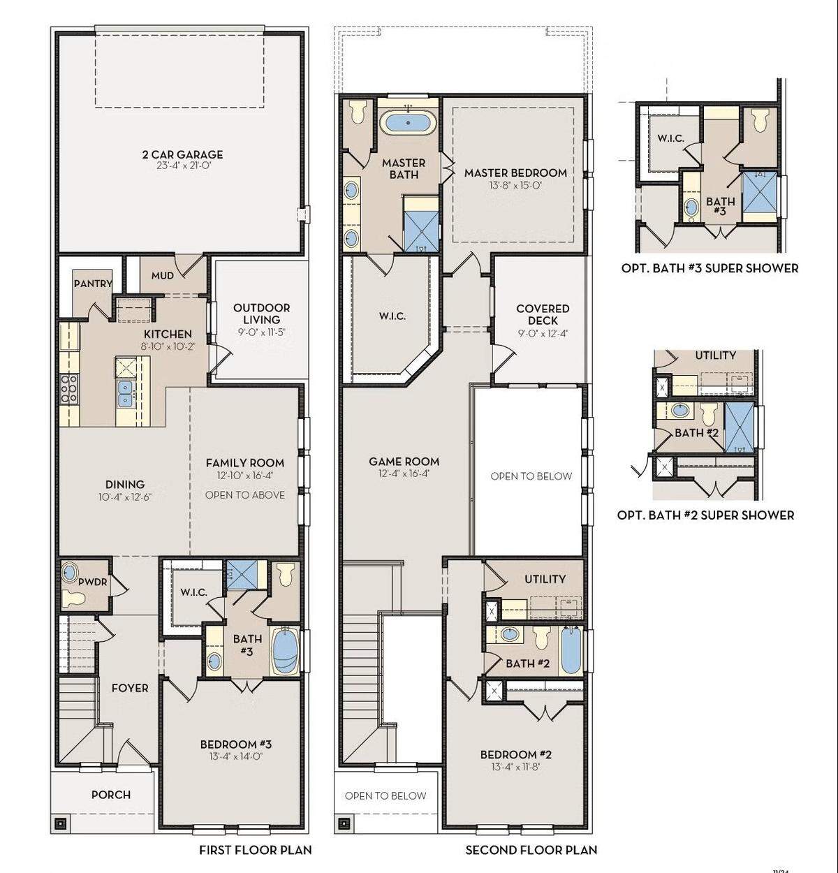 Next year, 42 houses will go up at Keller’s Center Stage Development. Buyers will have their option of four layouts with three or four bedrooms, three bathrooms and up to 2,600 square feet.
