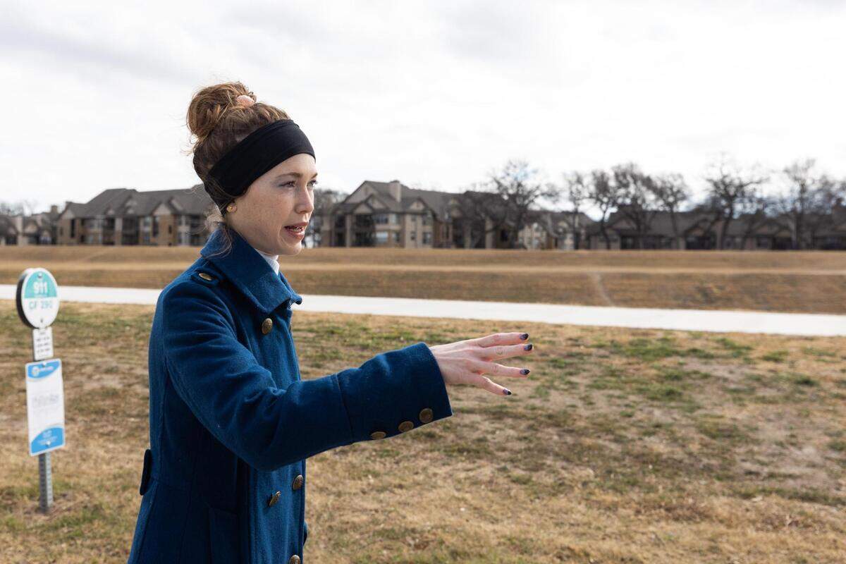 Jesca Arnold recounts her assault in 2017 along the Trinity Trails in Fort Worth. Several times, she said, “I’d wake up to him punching me in the face until I blacked out.”