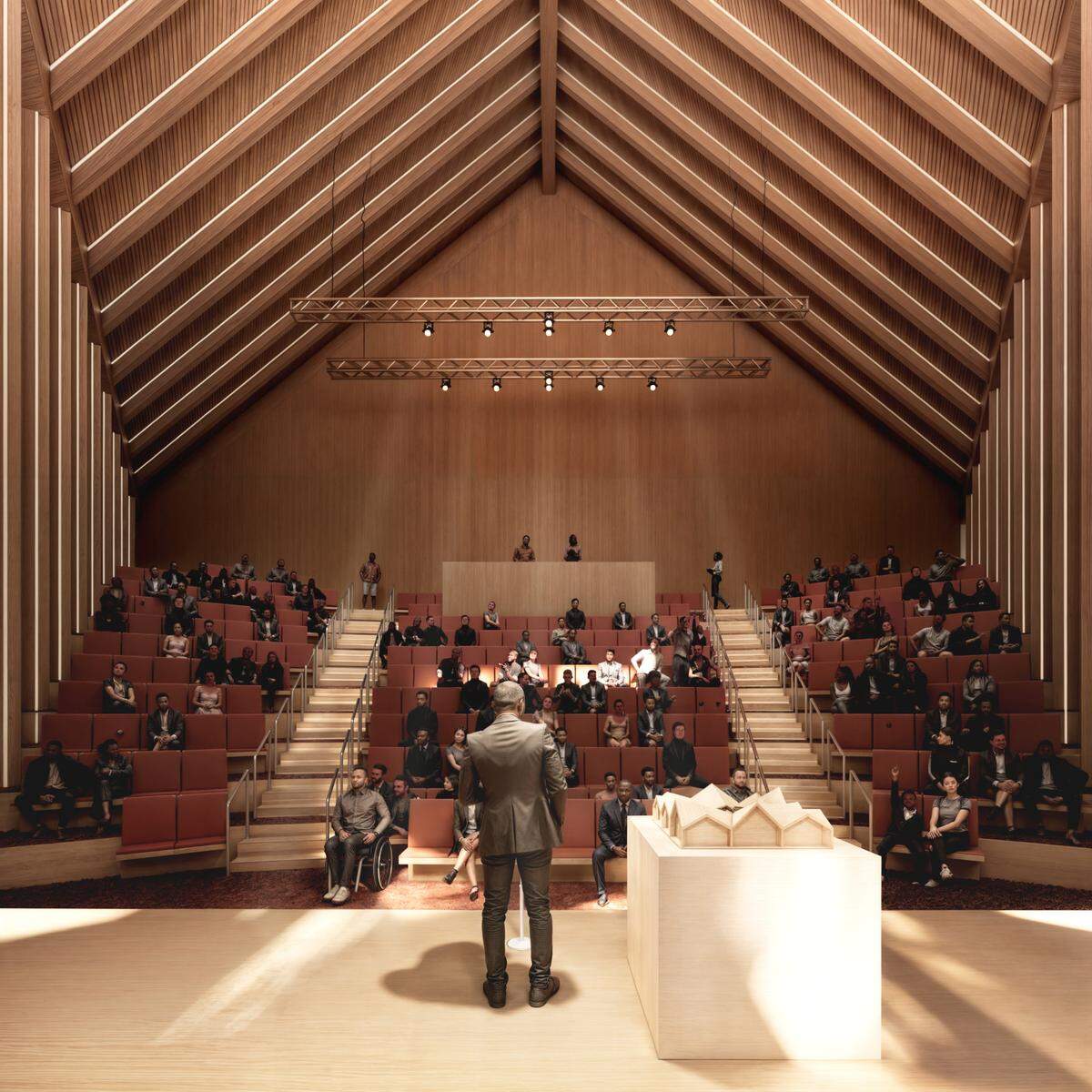 Fort Worth City Council approves the National Juneteenth Museum to access the Southside Community Center property on Tuesday night. New renderings shows the auditorium and a glimpse of the vision for the National Juneteenth Museum.