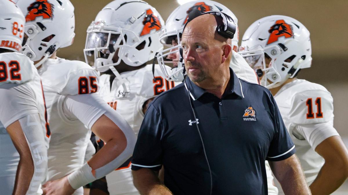 Aledo drops the season opener to Denton Guyer at C.H. Collins Athletic Complex in Denton Texas, Friday, Aug. 30, 2024.