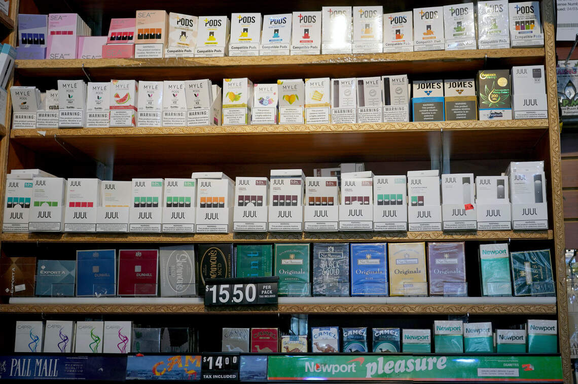 Cigarette Display Wall Cabinet - Smoke Shop Displays