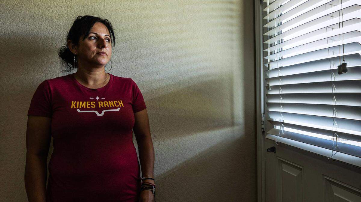 Maria Maldonado at her home in Burleson on June 5.