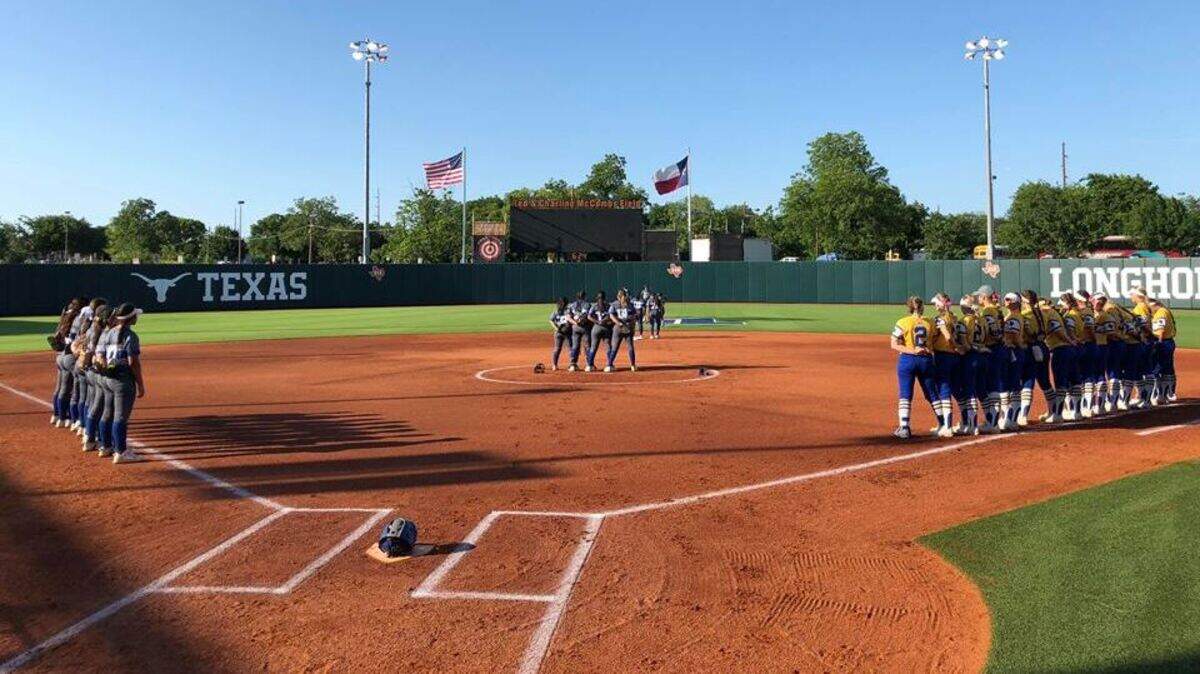 Santa Gertrudis Academy defeated Brock in a Class 3A state semifinal softball game at the University of Texas on Wednesday, May 30, 2018.