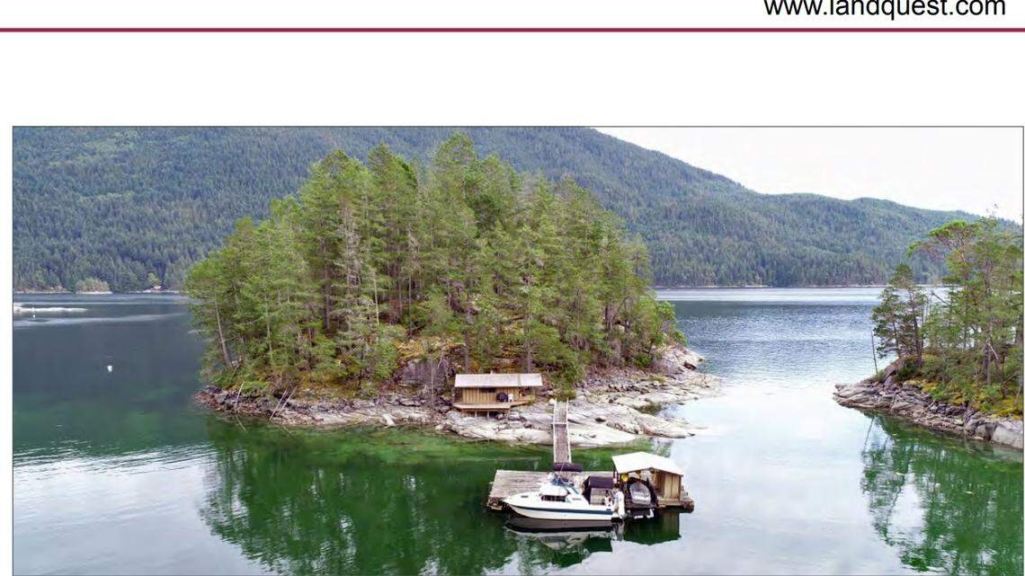 “Dragonfly Island” comes complete with a starter cabin.